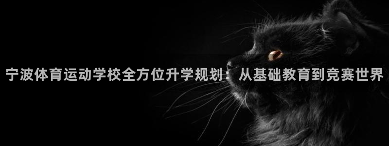 MK体育官网下载招商电话号码查询:宁波体育运动学校全方位升学